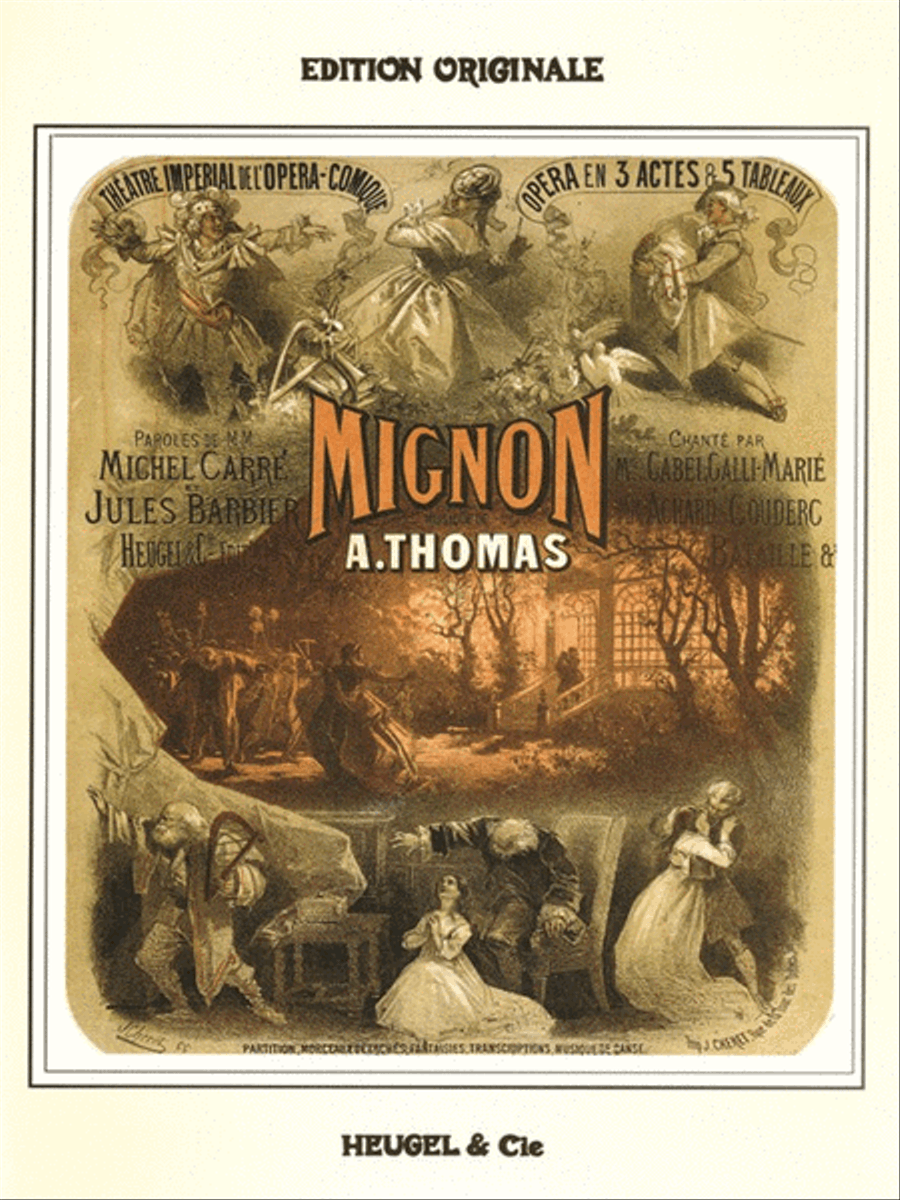 Mignon (opera) Voice scores gallery preview page 1