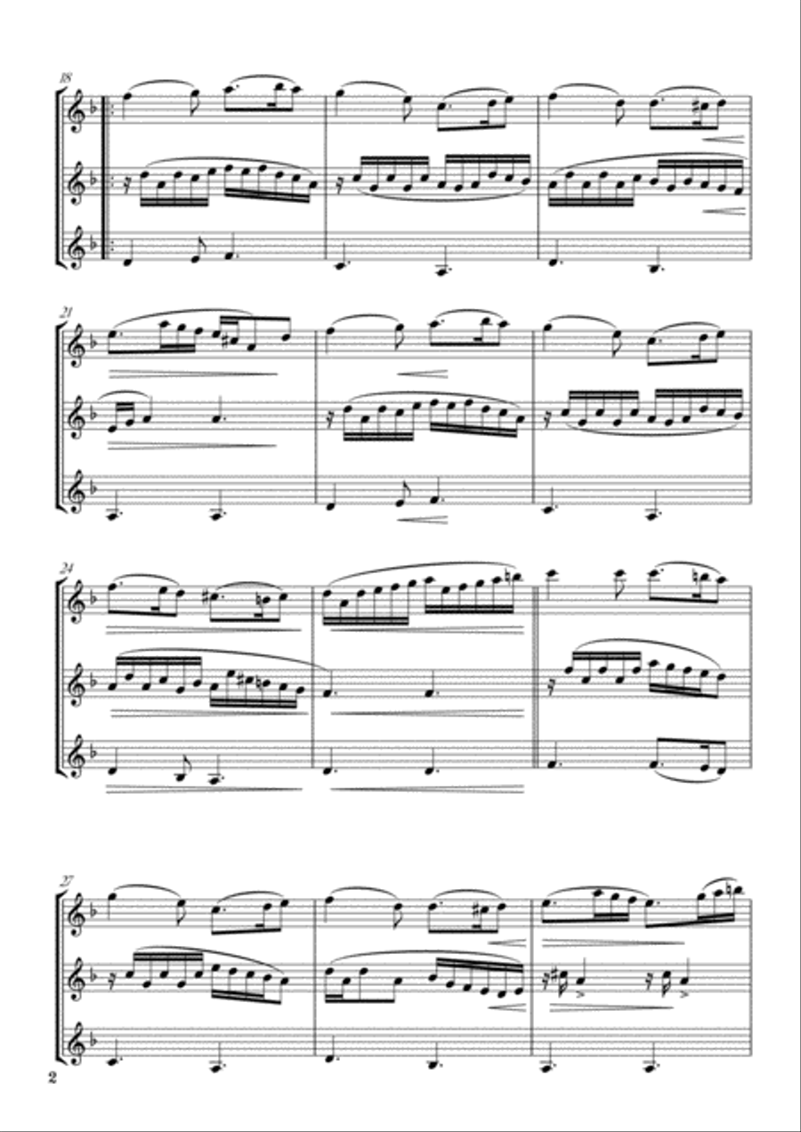 GREENSLEEVES Classical Guitar scores gallery preview page 4