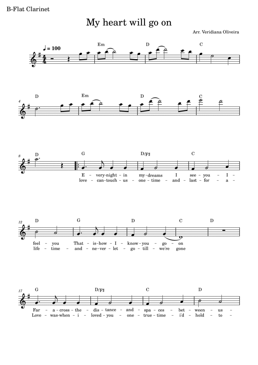 My Heart Will Go On (love Theme From 'titanic')