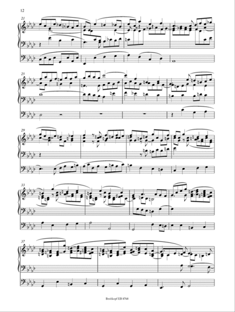 6 Sonatas Op. 65 Organ scores gallery preview page 3