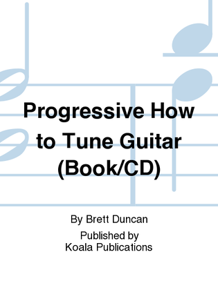 Book cover for Progressive How to Tune Guitar (Book/CD)