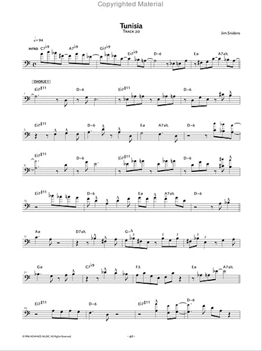 Jazz Conception -- Trombone Trombone scores gallery preview page 18