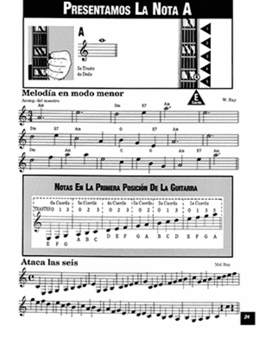 Metodo de Guitarra Moderna Grado 1, Edicion en Espa?ol