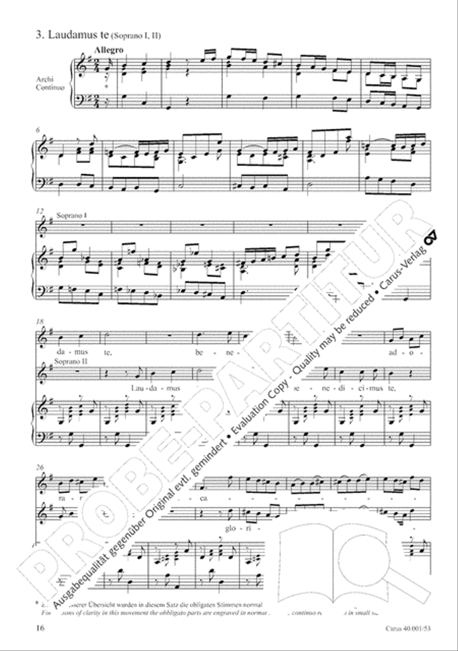 Vivaldi: Gloria in D. Revised edition SSA scores gallery preview page 19