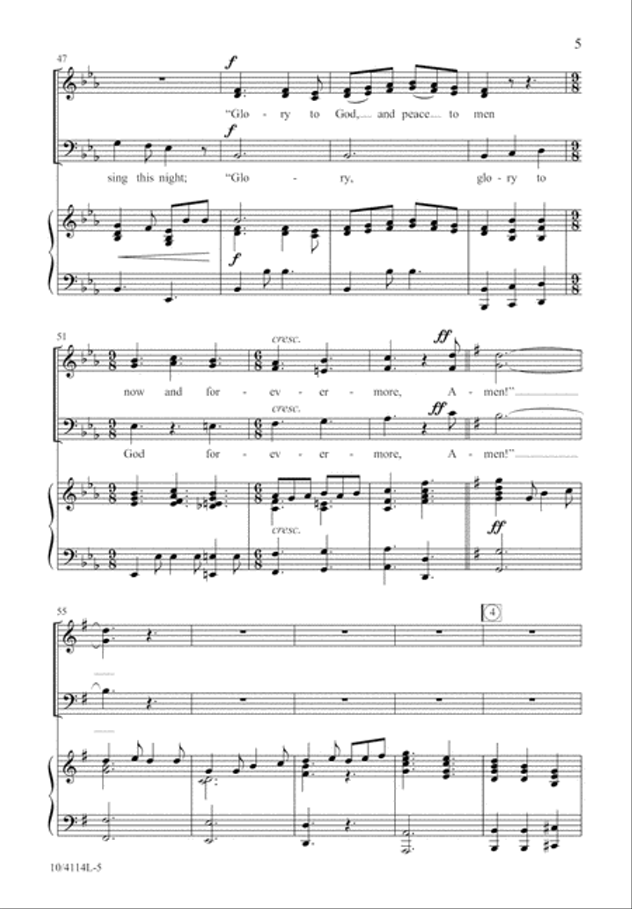 Christmas Day in the Morning 3-Part scores gallery preview page 5