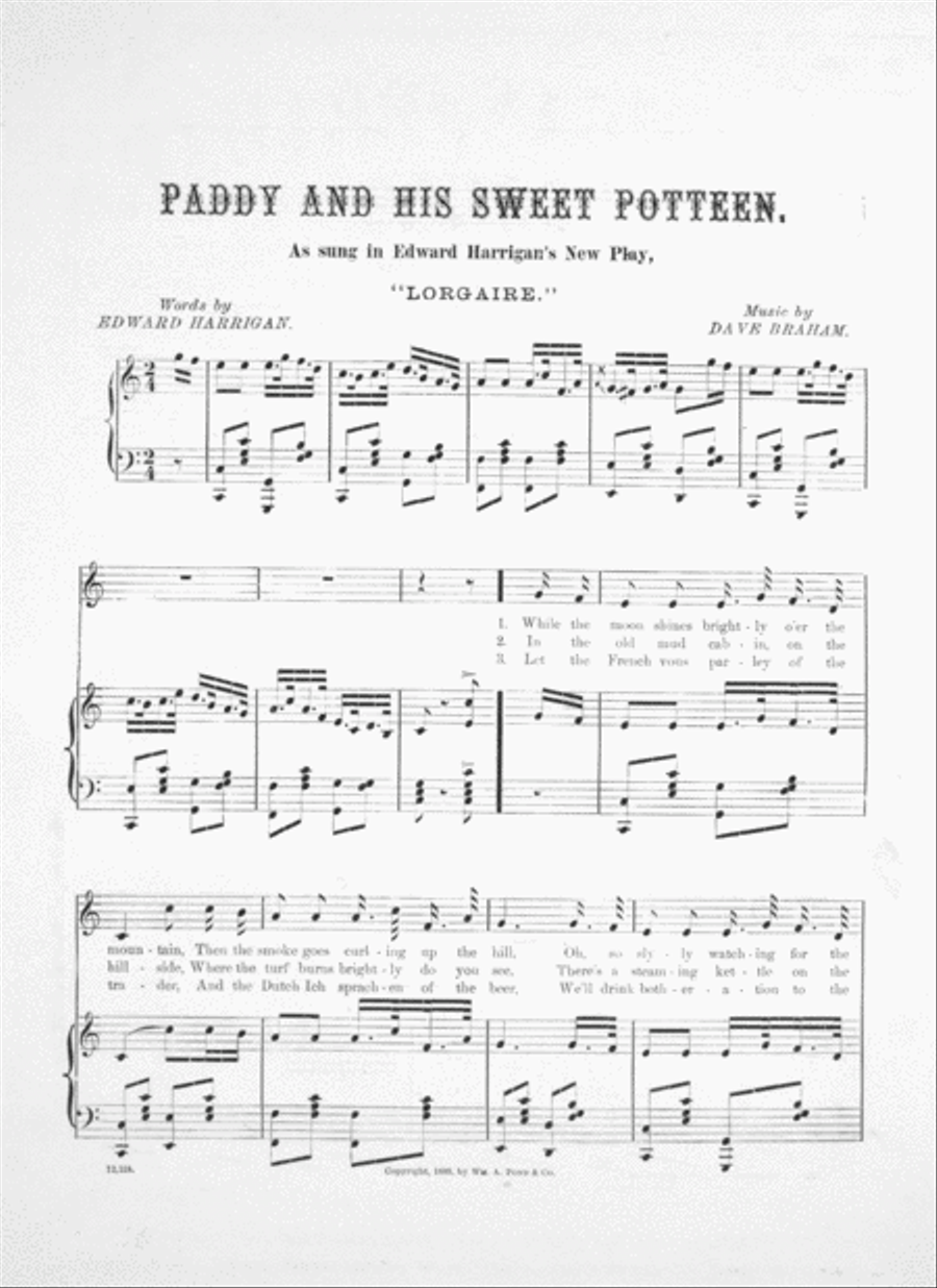 Paddy and His Sweet Potteen Voice scores gallery preview page 2