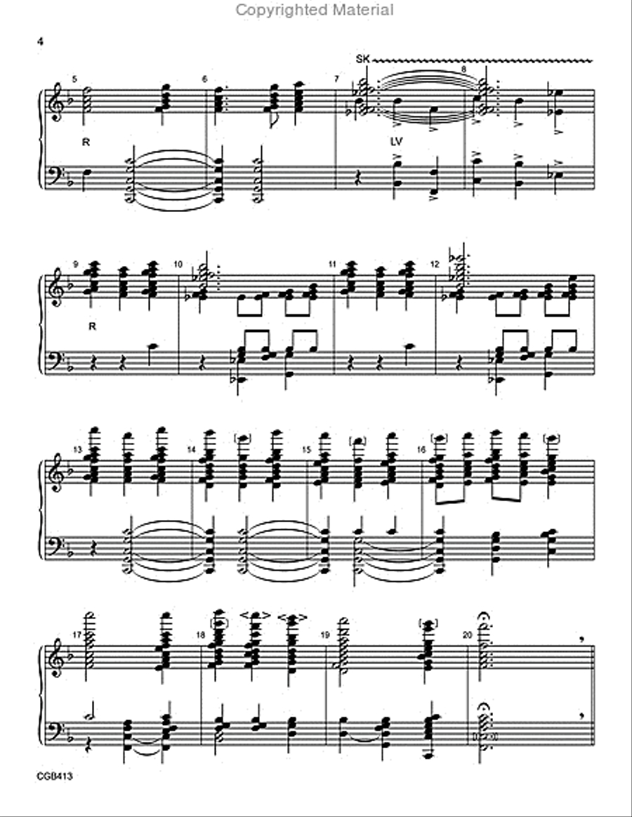 Alleluia! Sing to Jesus! Handbell Score Handbell Choir scores gallery preview page 3