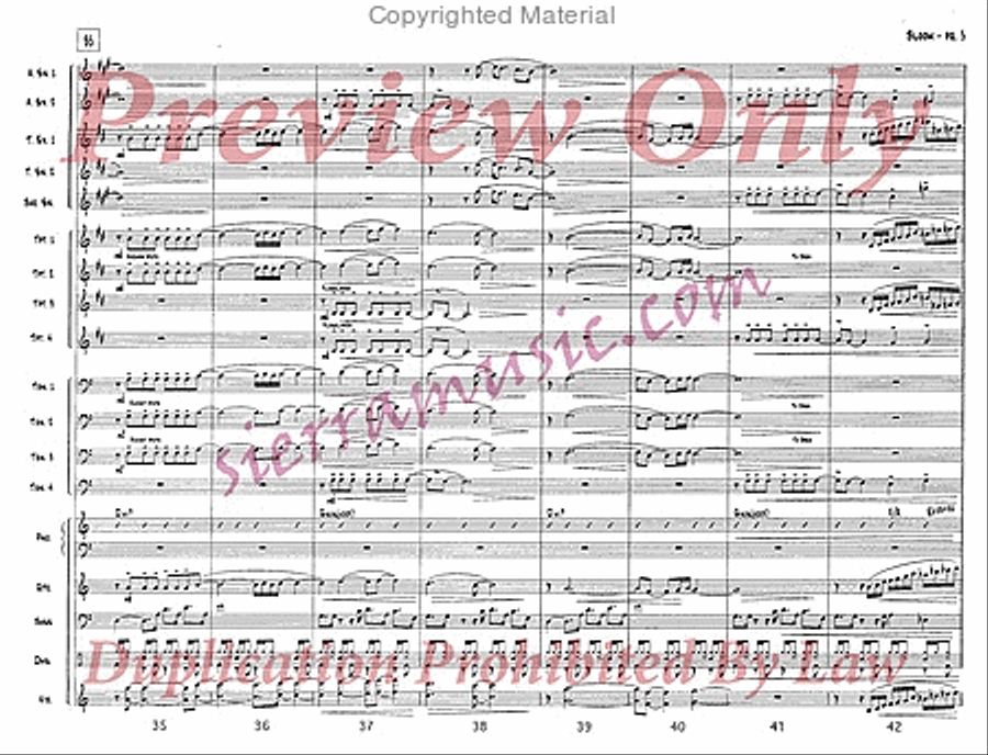 Bloom Jazz Ensemble scores gallery preview page 6