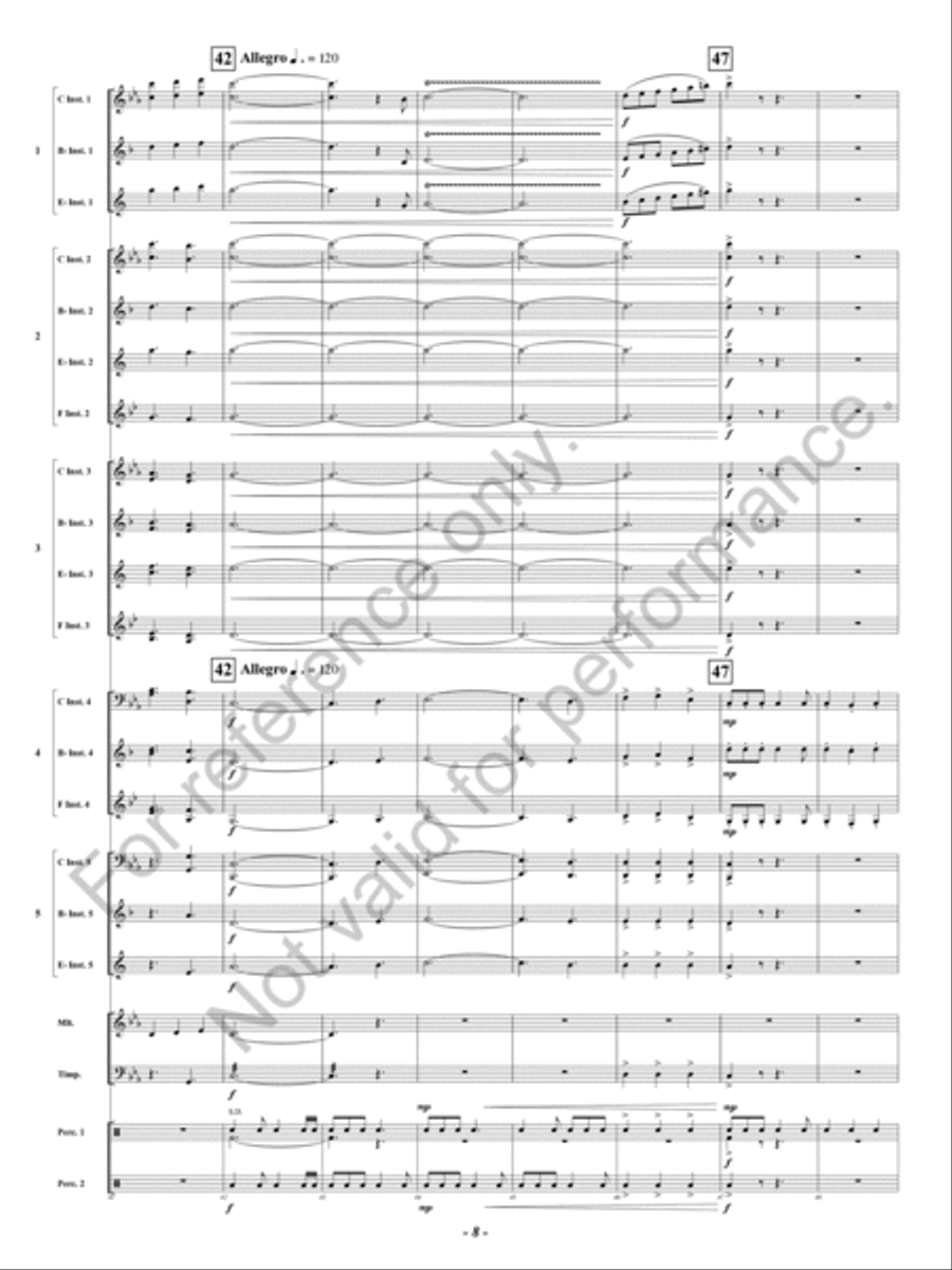 Ghillie Dhu Ghillie Dhu Concert Band scores gallery preview page 9