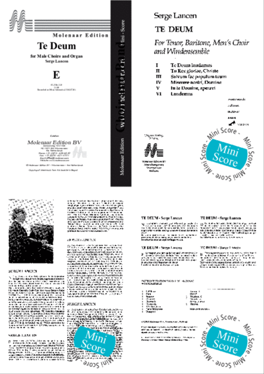 Te Deum Choir scores gallery preview page 2