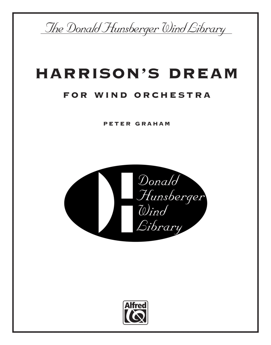 Harrison's Dream: Score Harrison's Dream: Score Concert Band scores gallery preview page 1