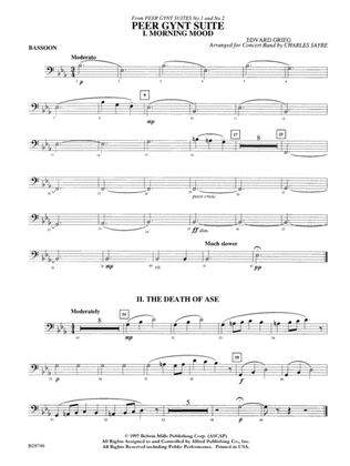 Peer Gynt Suite: Bassoon