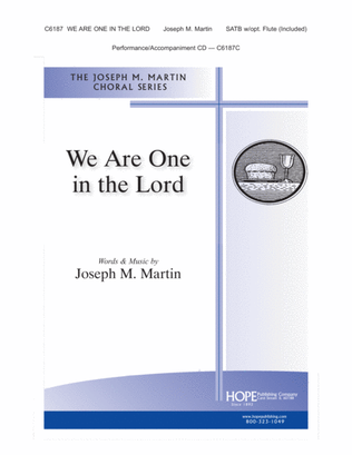 Book cover for We Are One in the Lord