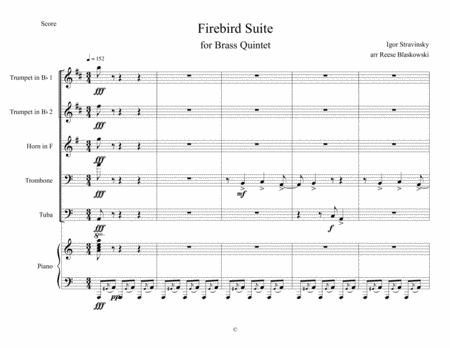 Firebird Suite - Brass Quintet image number null