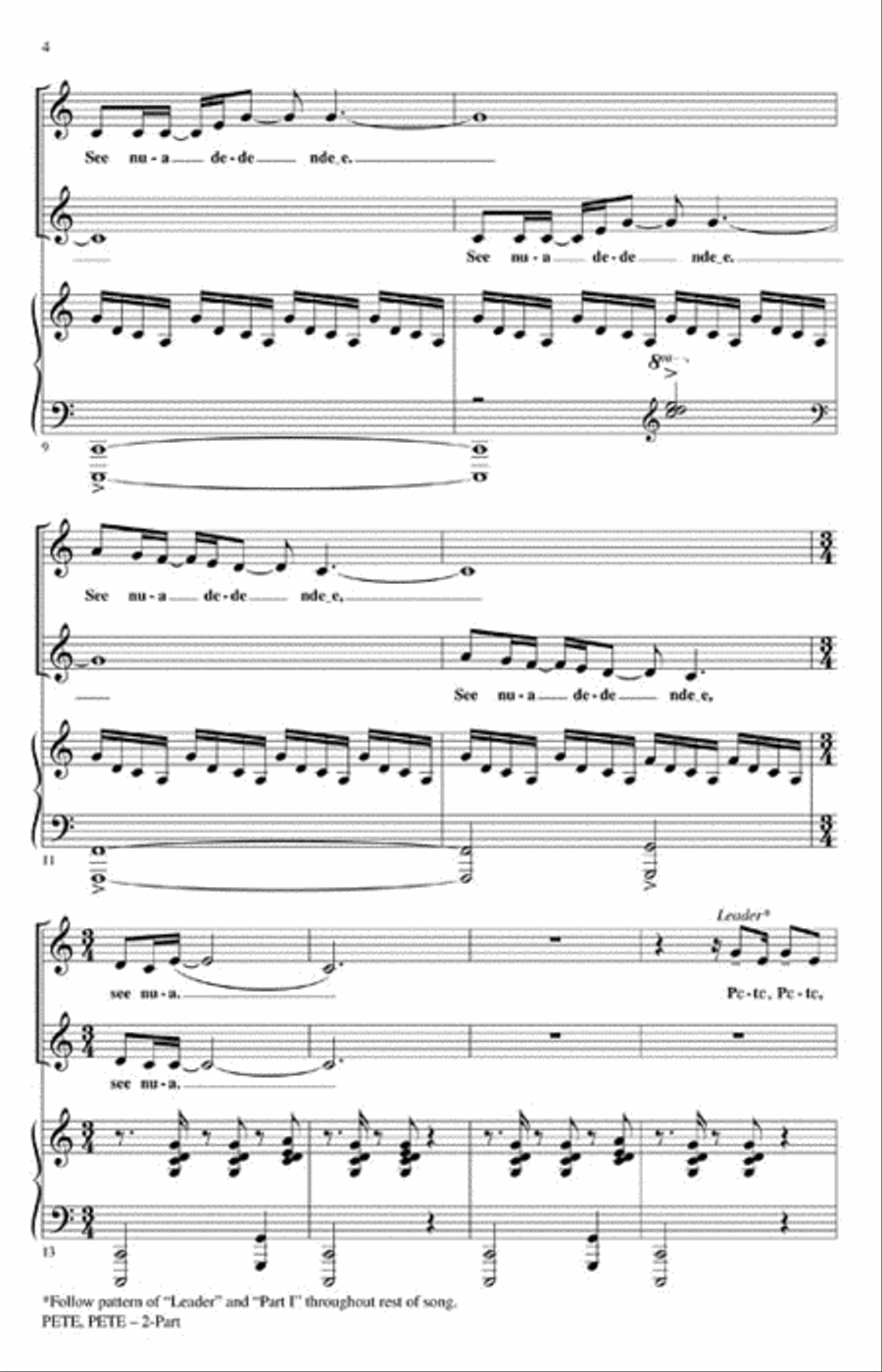 Pete, Pete 2-Part scores gallery preview page 3