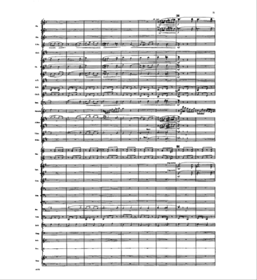Concertino for Marimba and Winds Concert Band scores gallery preview page 29