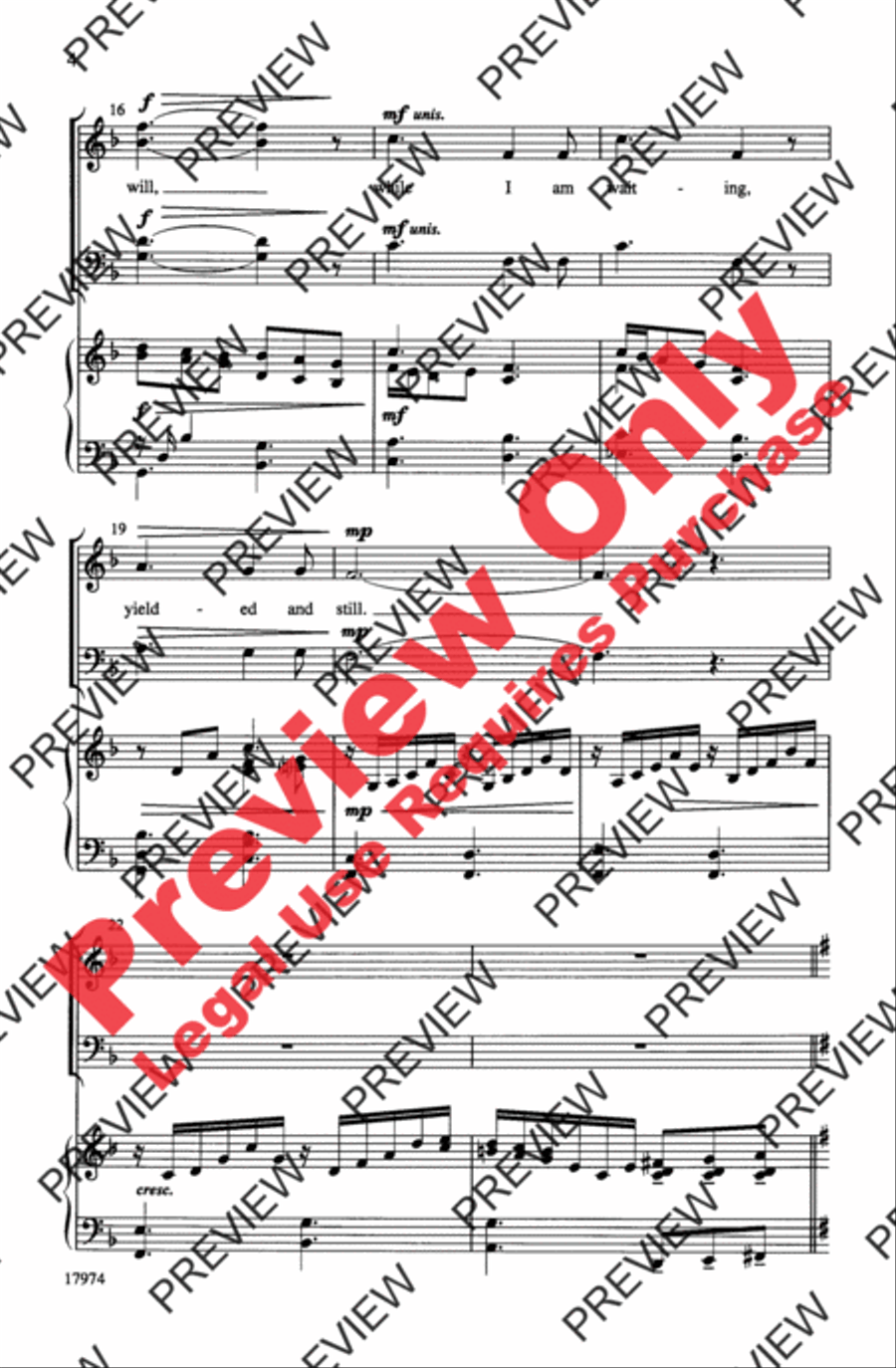 Have Thine Own Way 4-Part scores gallery preview page 11
