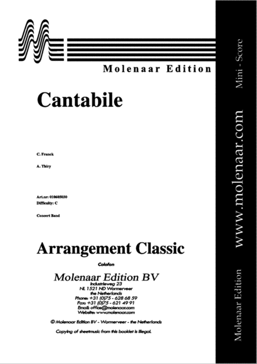 Cantabile Concert Band scores gallery preview page 2