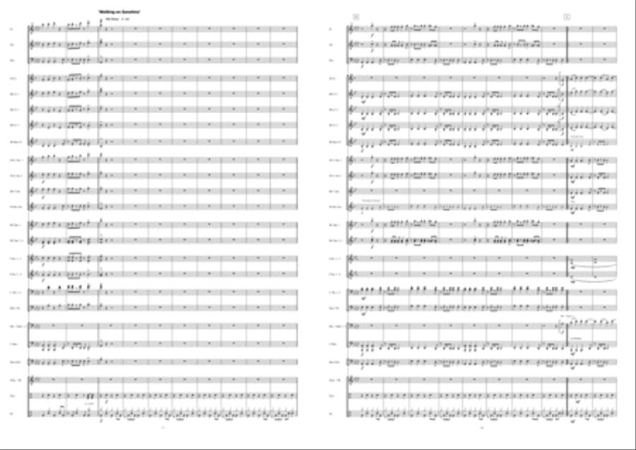 The 80's Charts Medley Fanfare Band scores gallery preview page 5