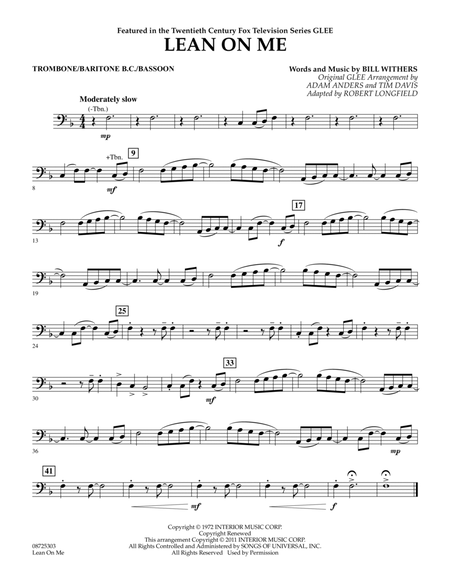 Lean On Me - Trombone/Baritone B.C./Bassoon