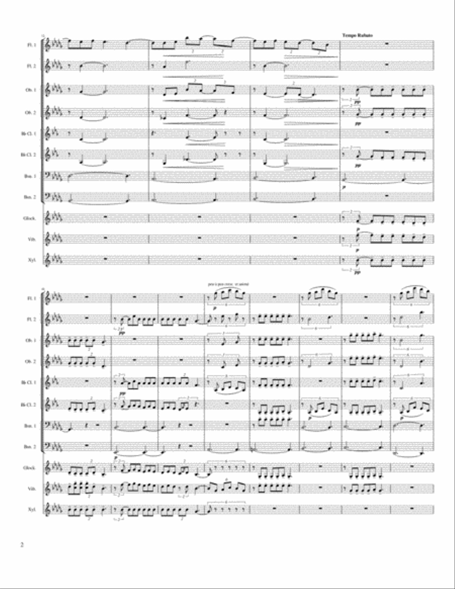 Clair de Lune Large Ensemble scores gallery preview page 2