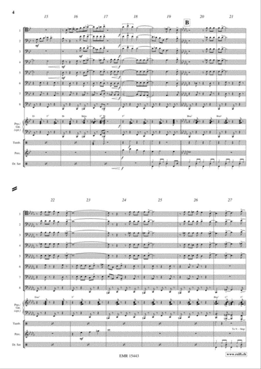 The St. Louis Blues Trombone scores gallery preview page 4