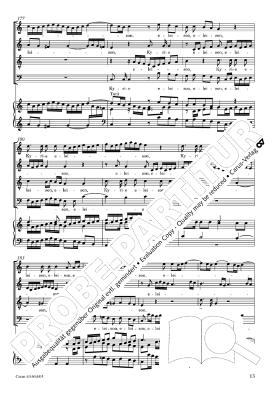 Grosse Mariazeller Messe in C 4-Part scores gallery preview page 22