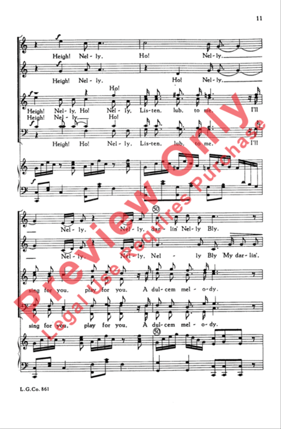 Nelly Bly Nelly Bly 4-Part scores gallery preview page 11