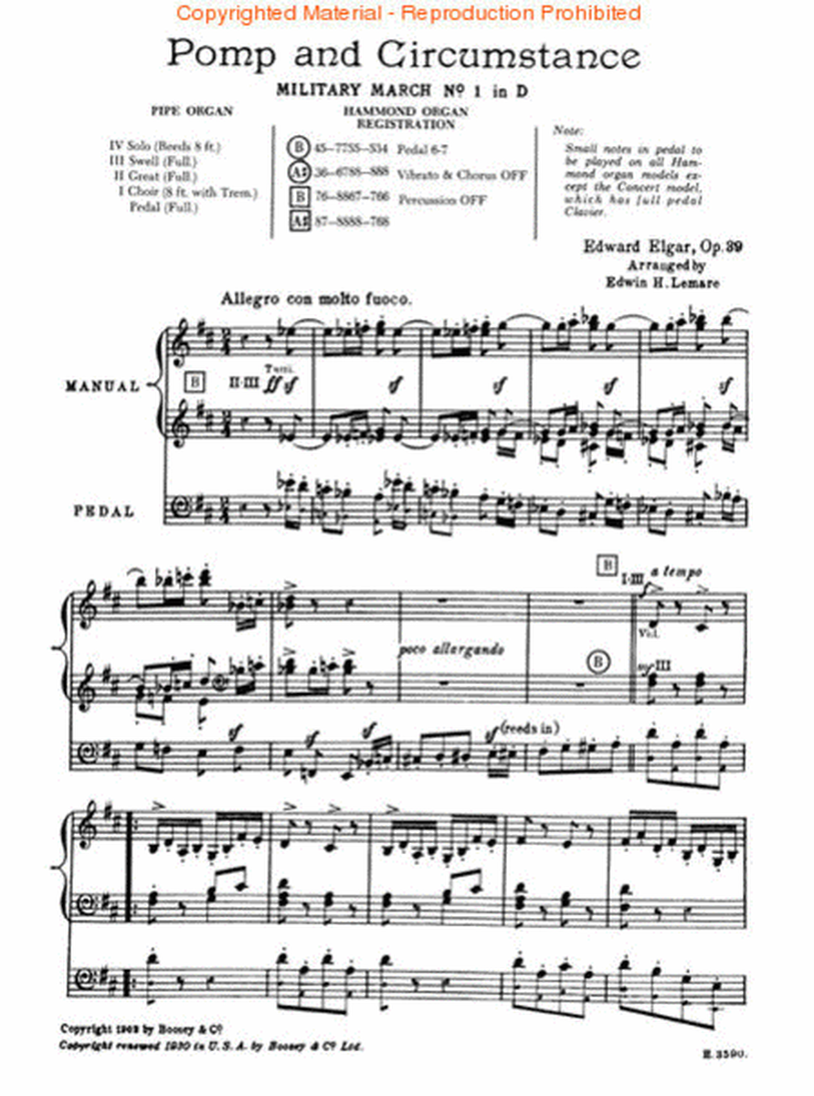 Pomp and Circumstance, Op. 39
