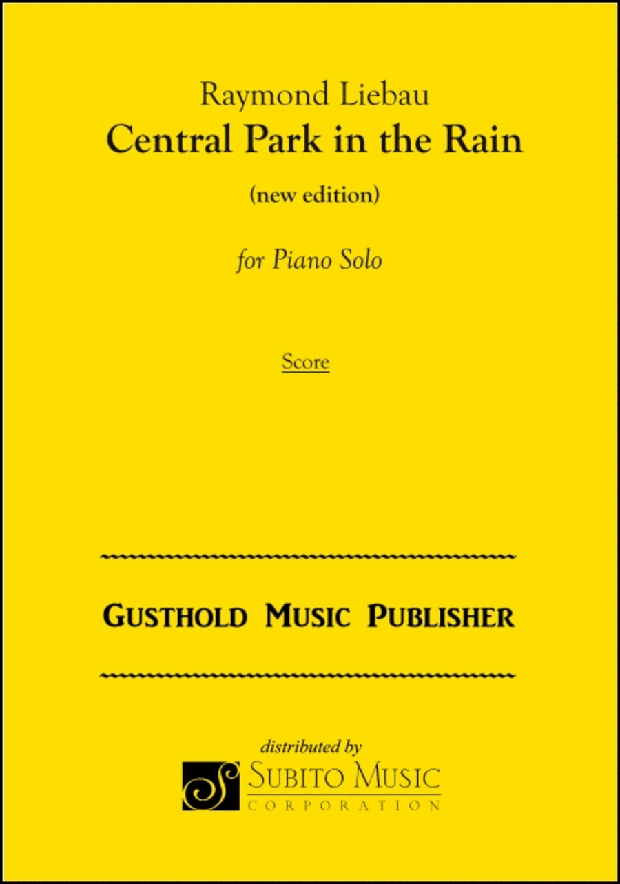 Central Park in the Rain (new edition)