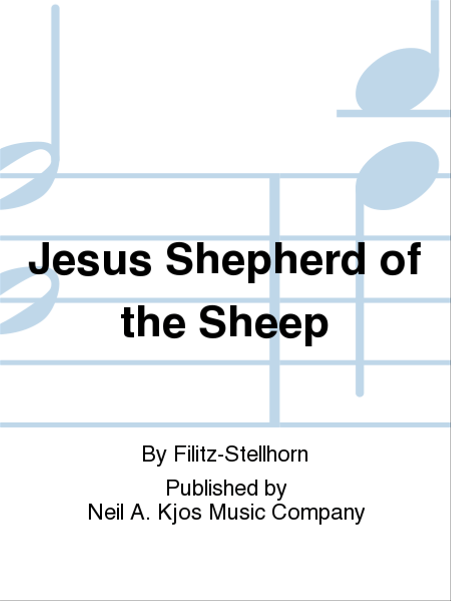 Jesus Shepherd of the Sheep 4-Part scores gallery preview page 1