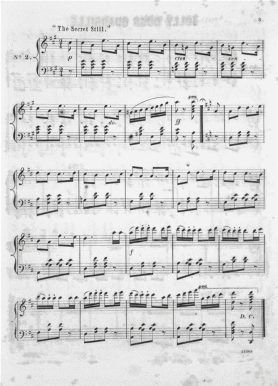 The Jolly Dogs Quadrille Piano Solo scores gallery preview page 3
