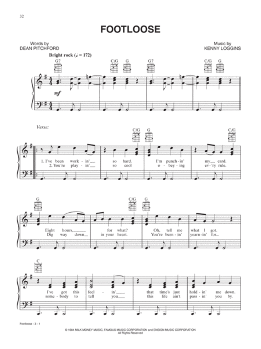 Alfred's Easy Piano Songs -- Movie Hits Piano, Vocal, Guitar scores gallery preview page 5