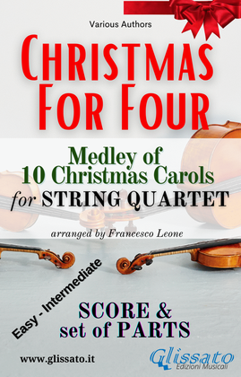 Christmas For Four - Medley for String Quartet (score & parts)