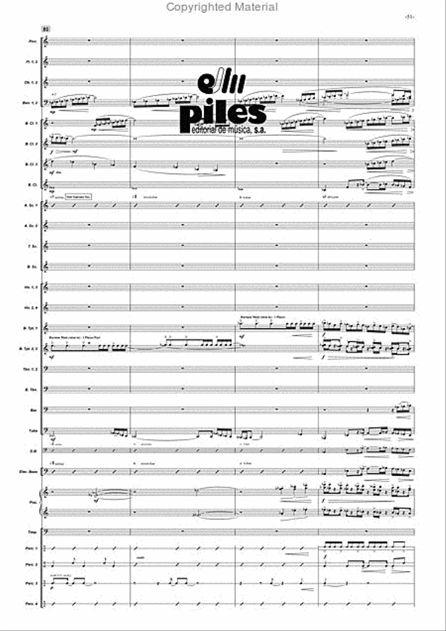 Duende Duende Concert Band scores gallery preview page 52
