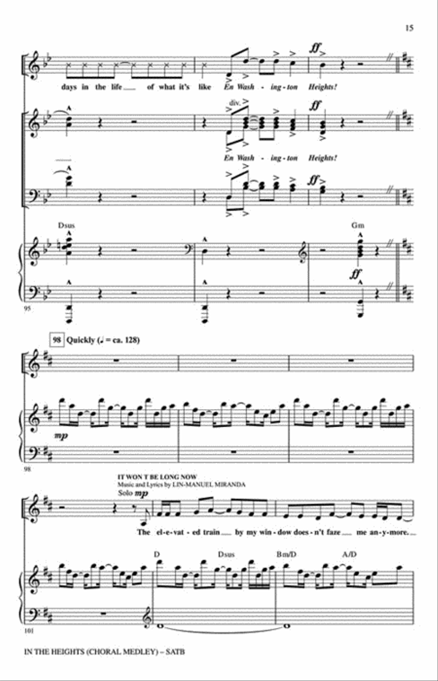 In the Heights In the Heights 4-Part scores gallery preview page 3
