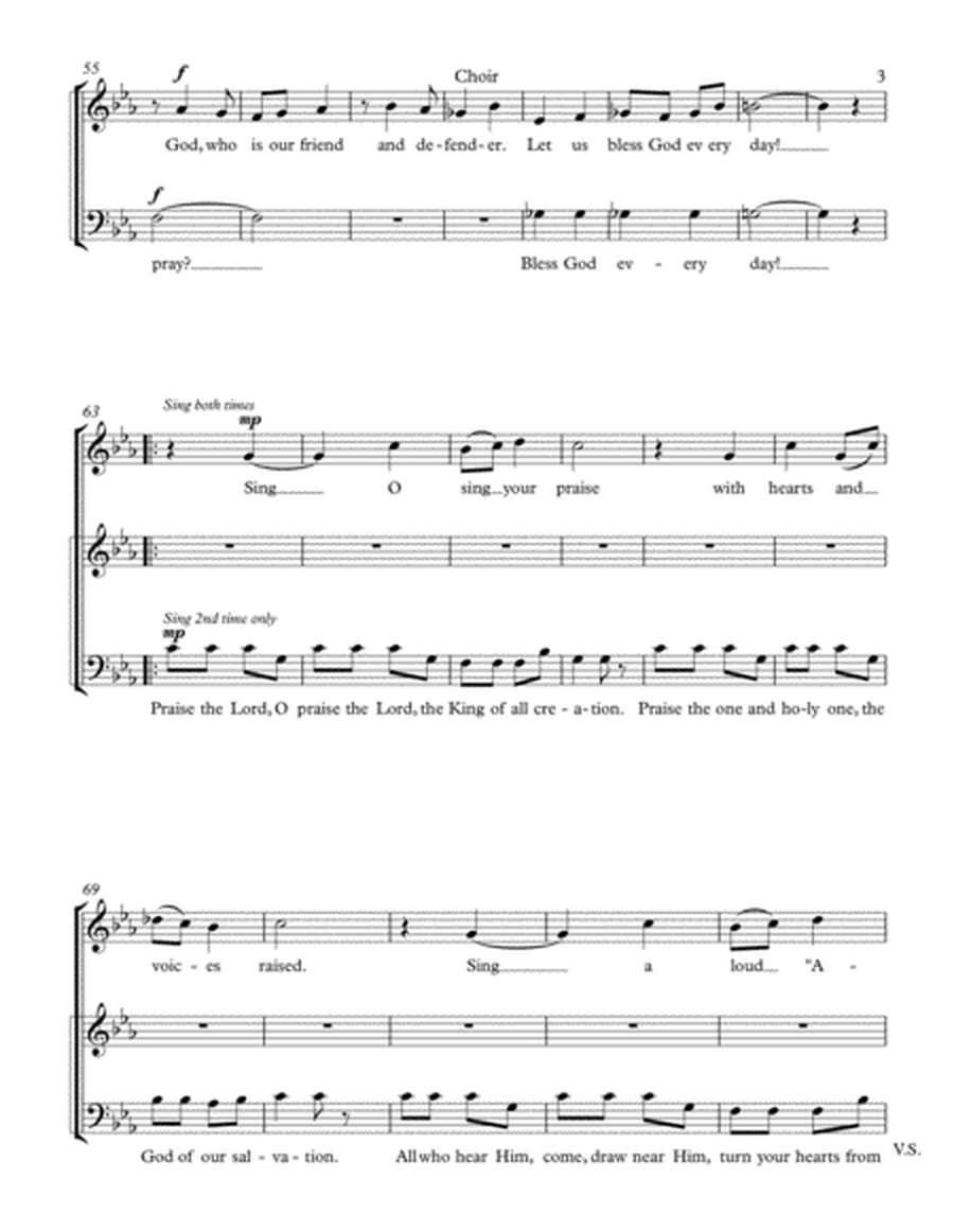 Hymn of Praise (3-part mixed choir, piano, and opt. tambourine) CHOIR EDITION