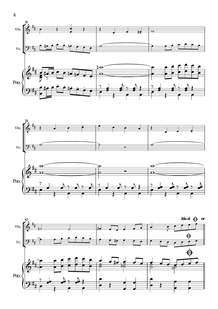 Life Is Beautiful (La Vita E Bella) Piano Trio scores gallery preview page 4