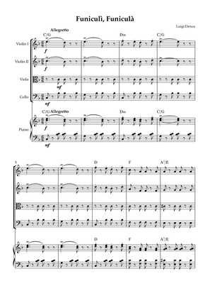 Funiculì, Funiculà - String Quartet & Piano