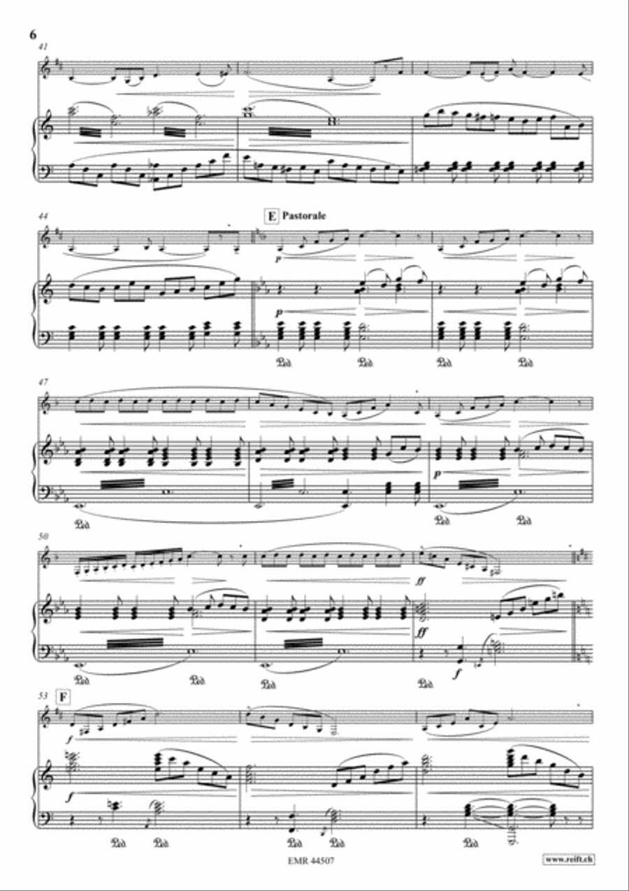 Im Walde / In The Forest Bass Clarinet scores gallery preview page 7