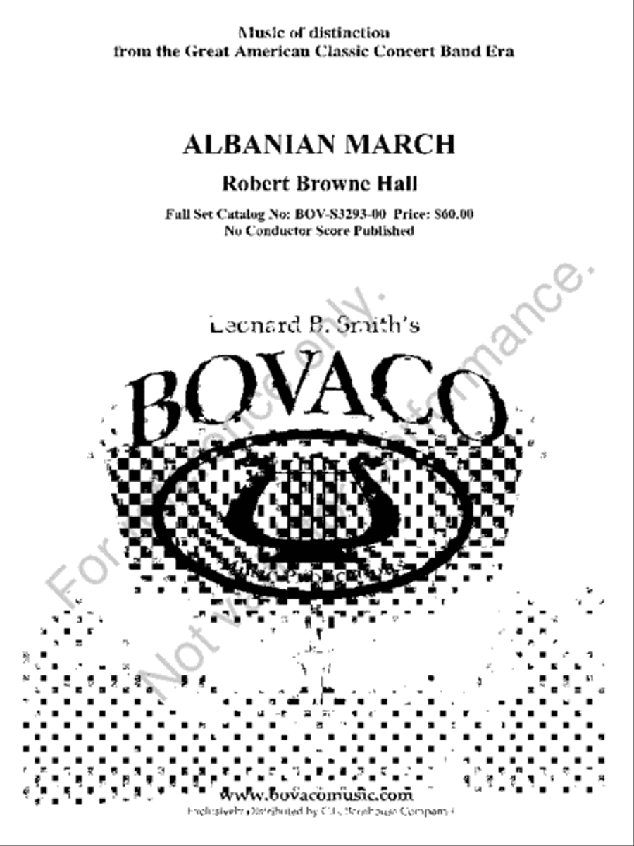Albanian Concert Band scores gallery preview page 2