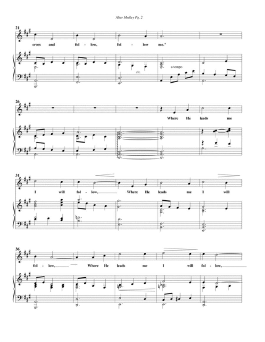 Altar Medley--Solo Vocal.pdf Voice Solo scores gallery preview page 3