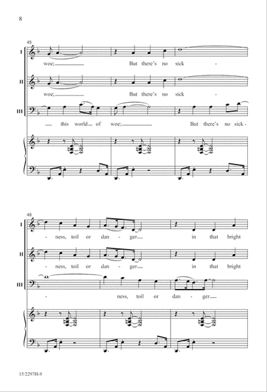 Wayfarin' Stranger Wayfarin' Stranger 3-Part scores gallery preview page 9