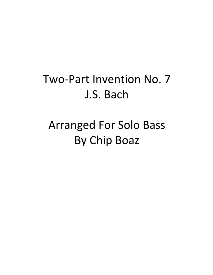 Two Part Invention No. 7 image number null