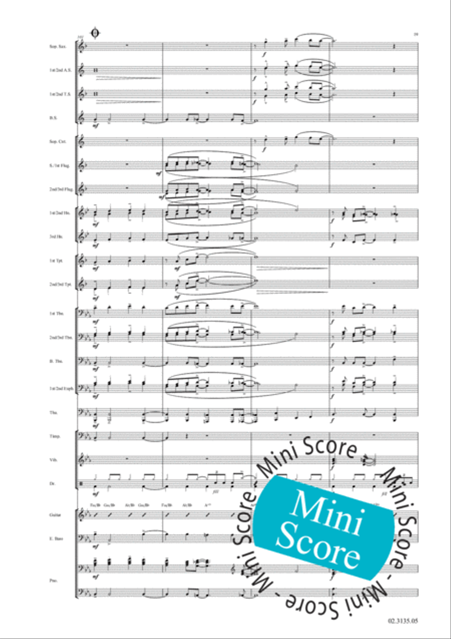 The Way You Look Tonight Fanfare Band scores gallery preview page 25