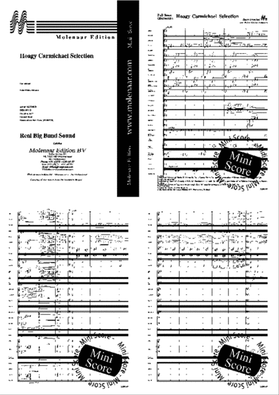 Hoagy Carmichael Selection Big Band scores gallery preview page 2