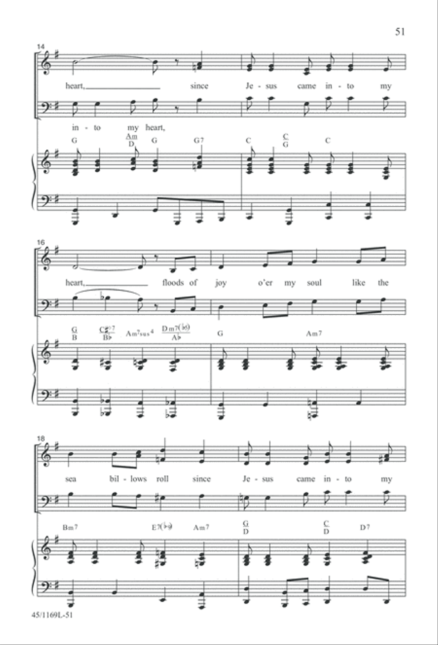 Simply Southern Gospel 3-Part scores gallery preview page 51