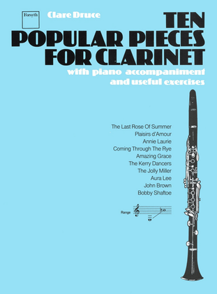 Book cover for Ten Popular Pieces for Clarinet