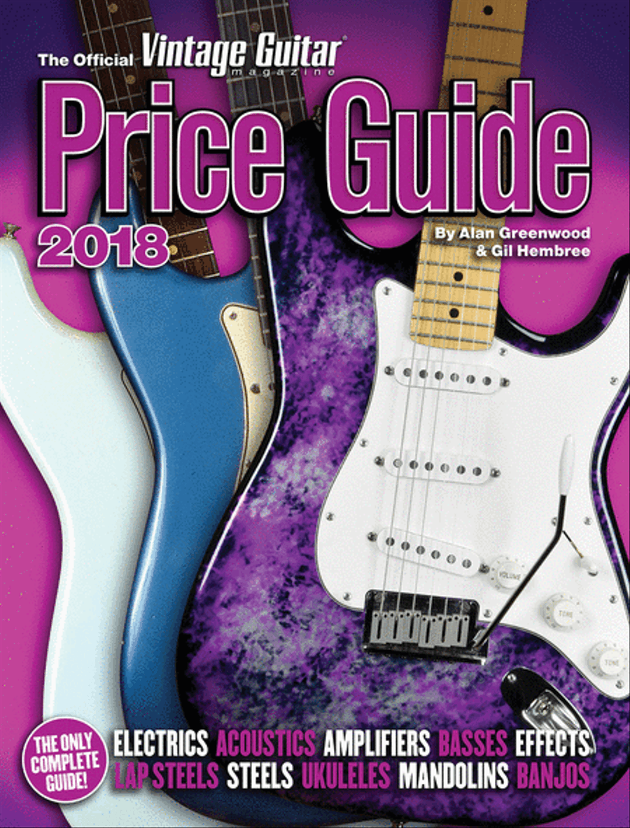 The Official Vintage Guitar Magazine Price Guide 2018 Collection / Songbook scores gallery preview page 1