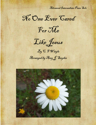 Book cover for No One Ever Cared For Me Like Jesus